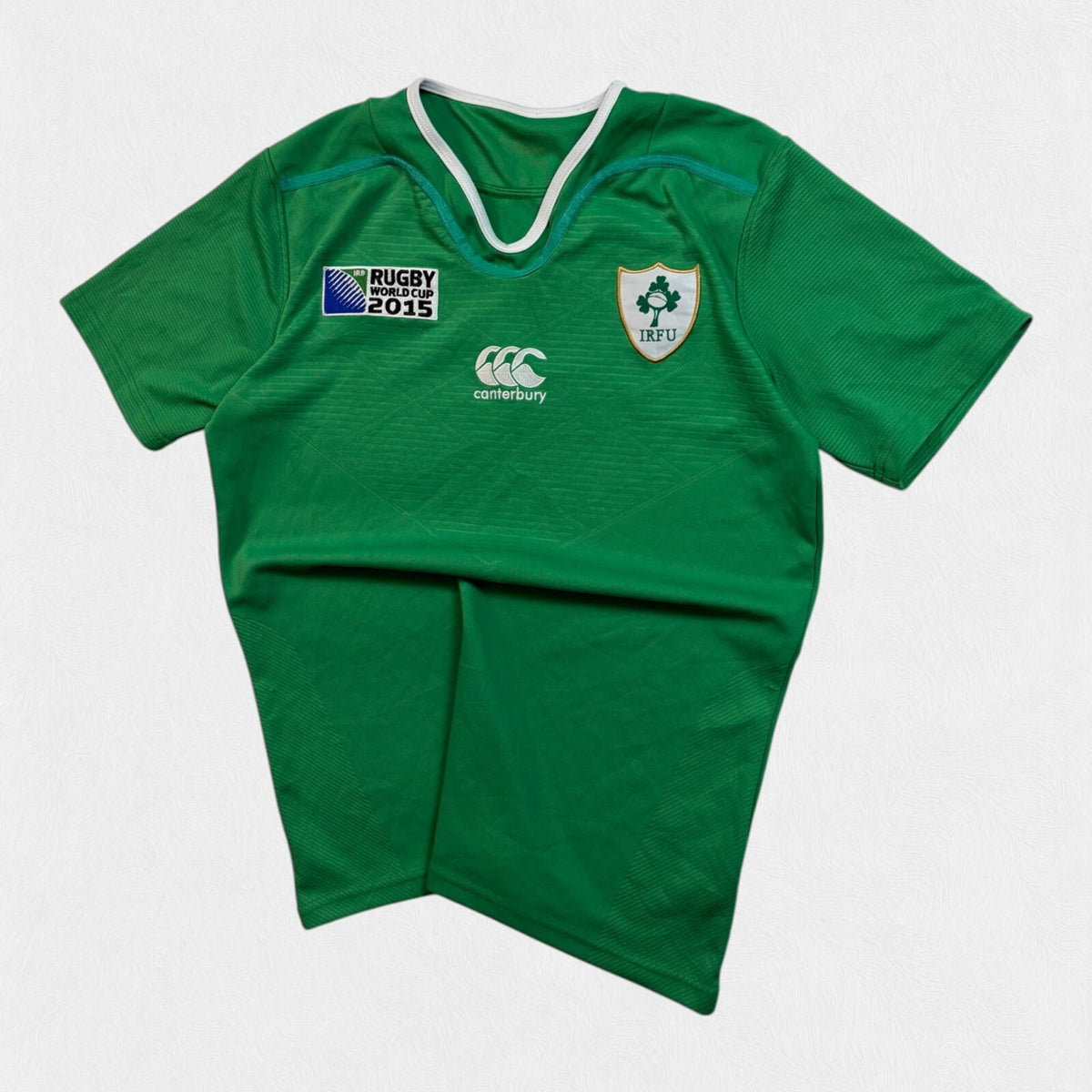 Ireland 2015 world cup Canterbury rugby union shirt (M)