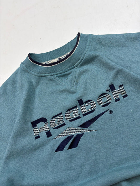 Vintage 90s Reebok spell out sweatshirt (XL)