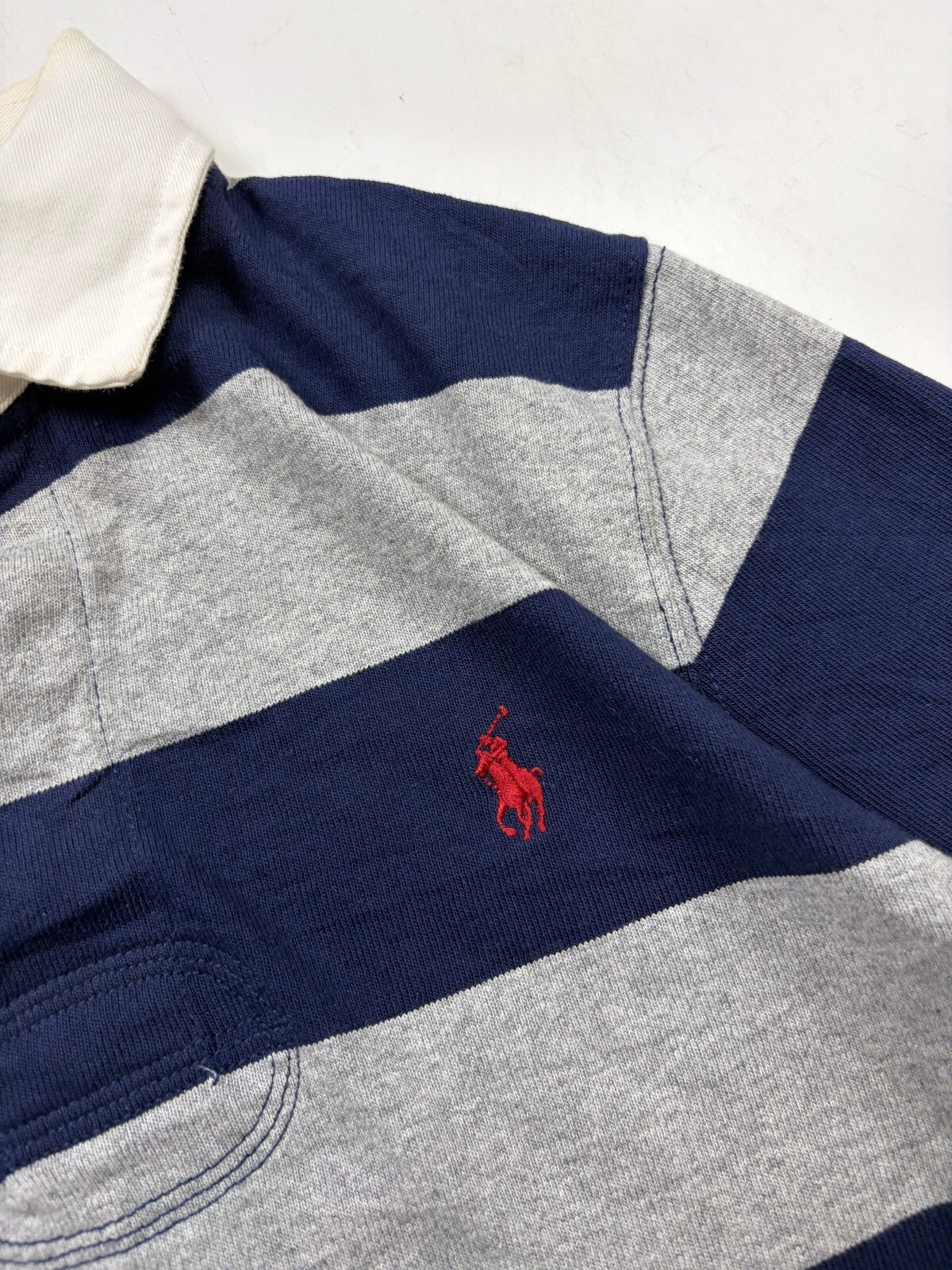 Ralph Lauren striped rugby polo shirt (M)