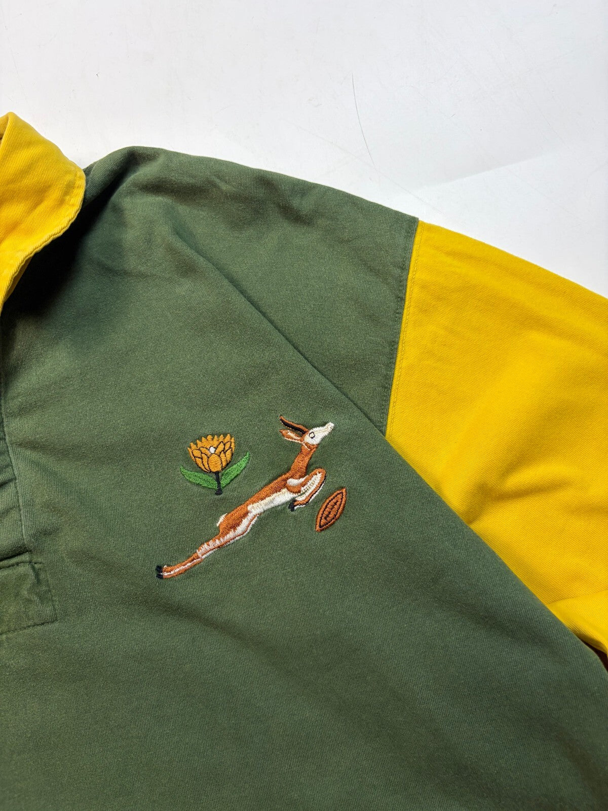 Vintage 90s South Africa supporters rugby union shirt (L)