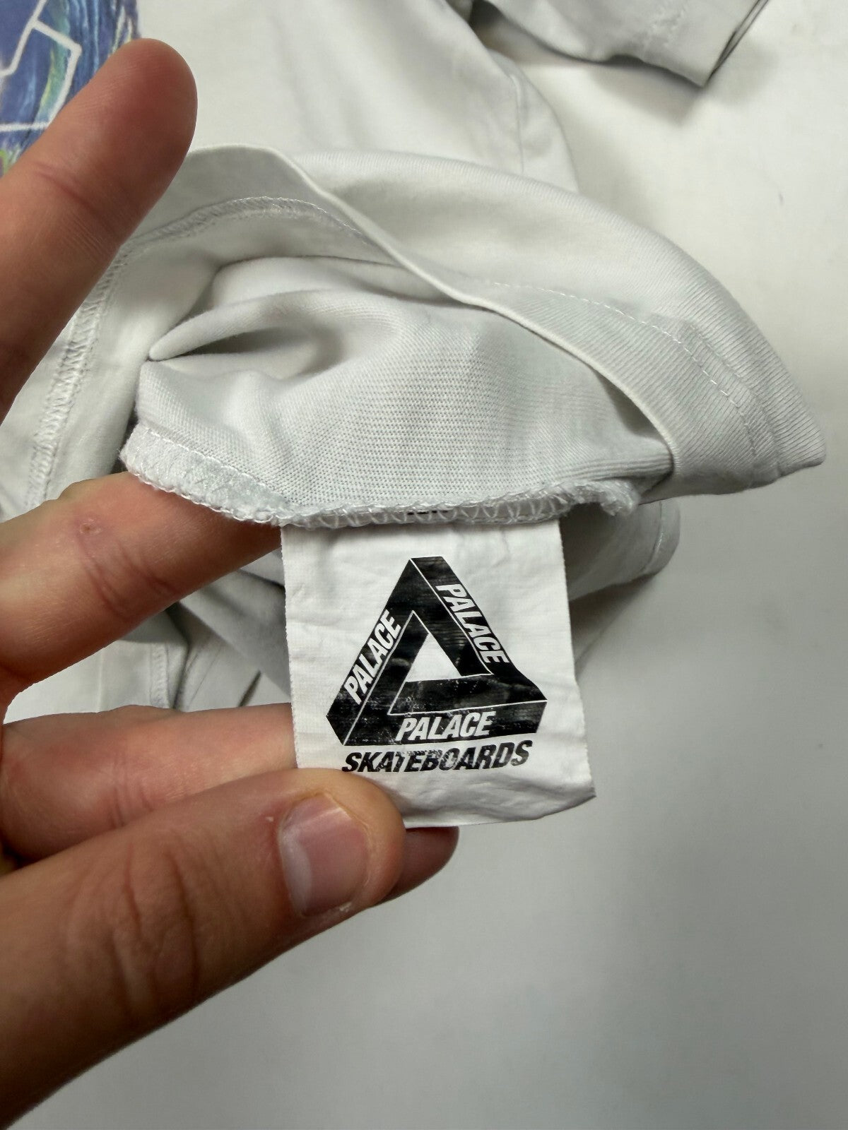 Palace graphic tee white (L)