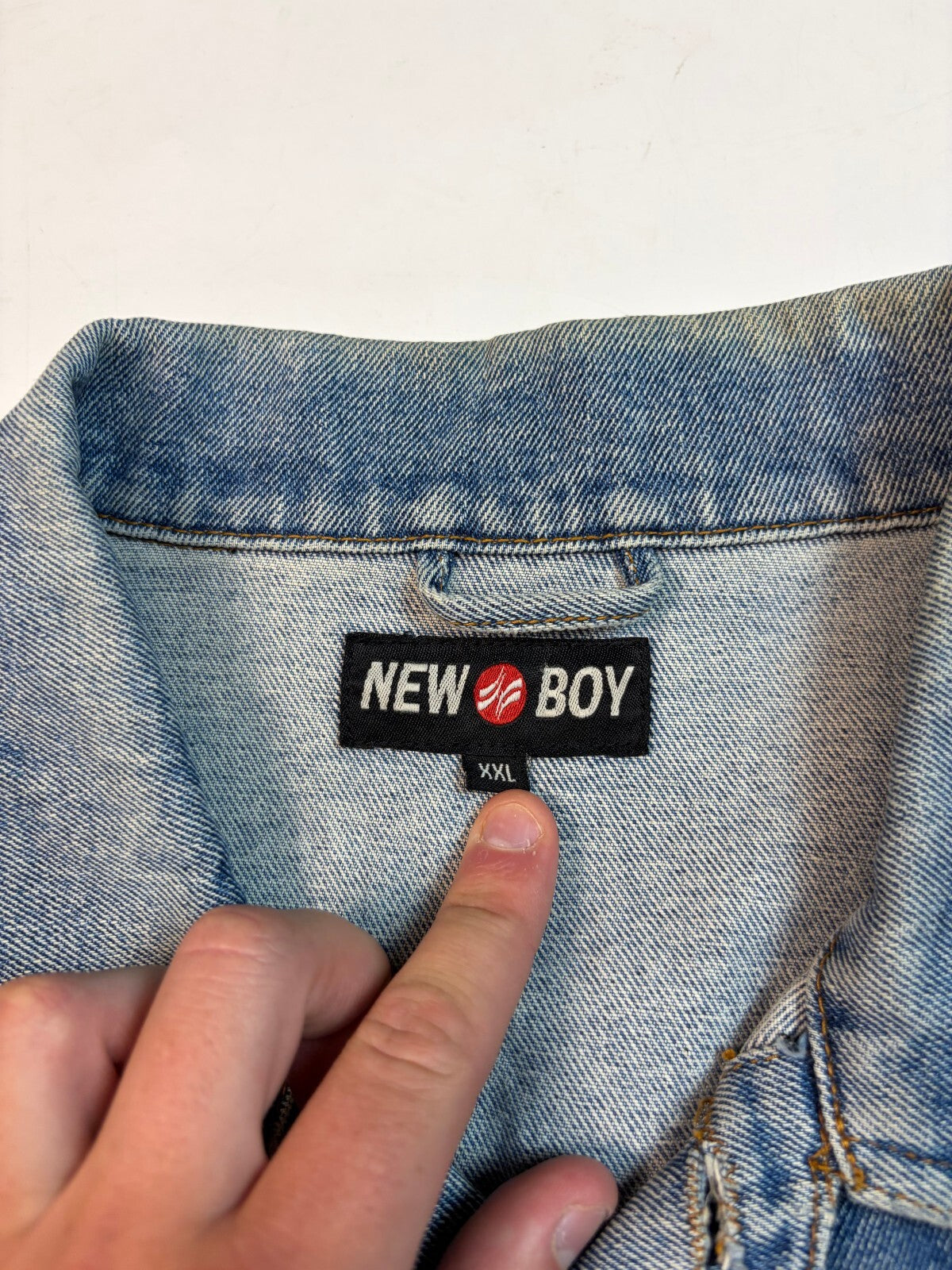 Vintage Y2K Hip hop denim jacket (XXL)