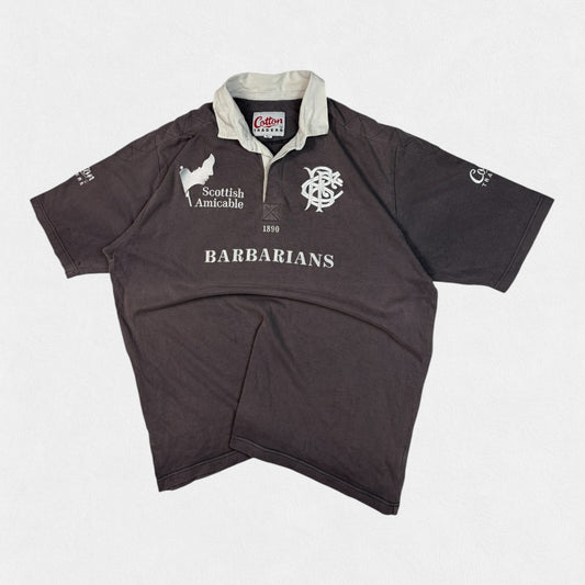 Vintage Barbarians 2001/02 Cotton Traders training rugby shirt (XL)