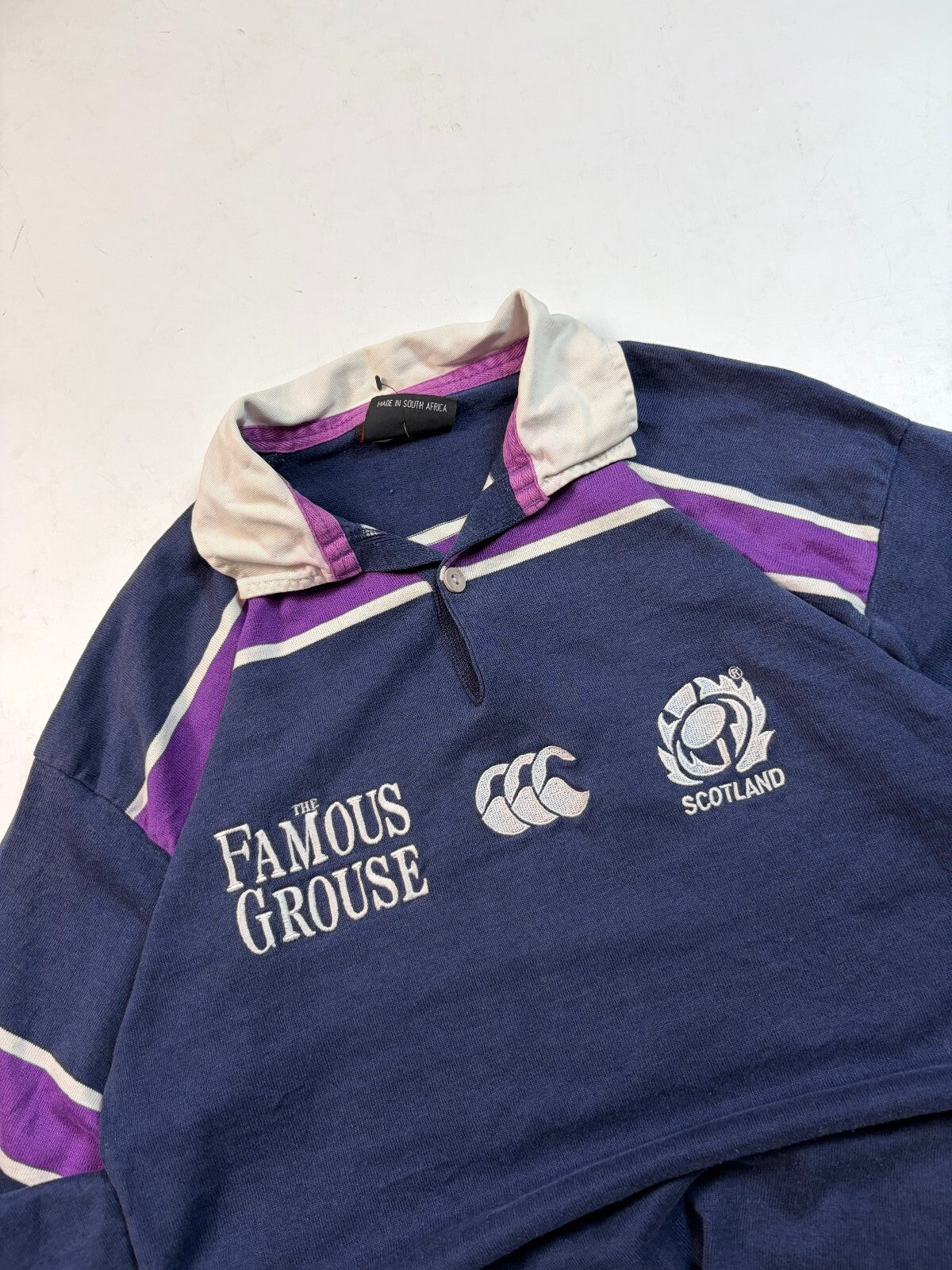 Vintage Scotland 2000-02 Canterbury rugby union shirt (L)