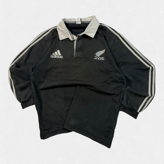 Vintage New Zealand all blacks 1999/00 Adidas rugby shirt (L)