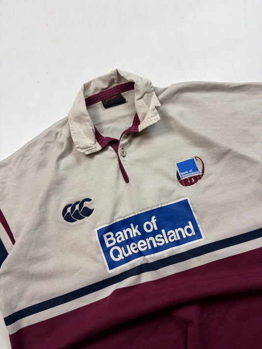 Vintage Queensland reds 2001 Canterbury training rugby union shirt (XL)