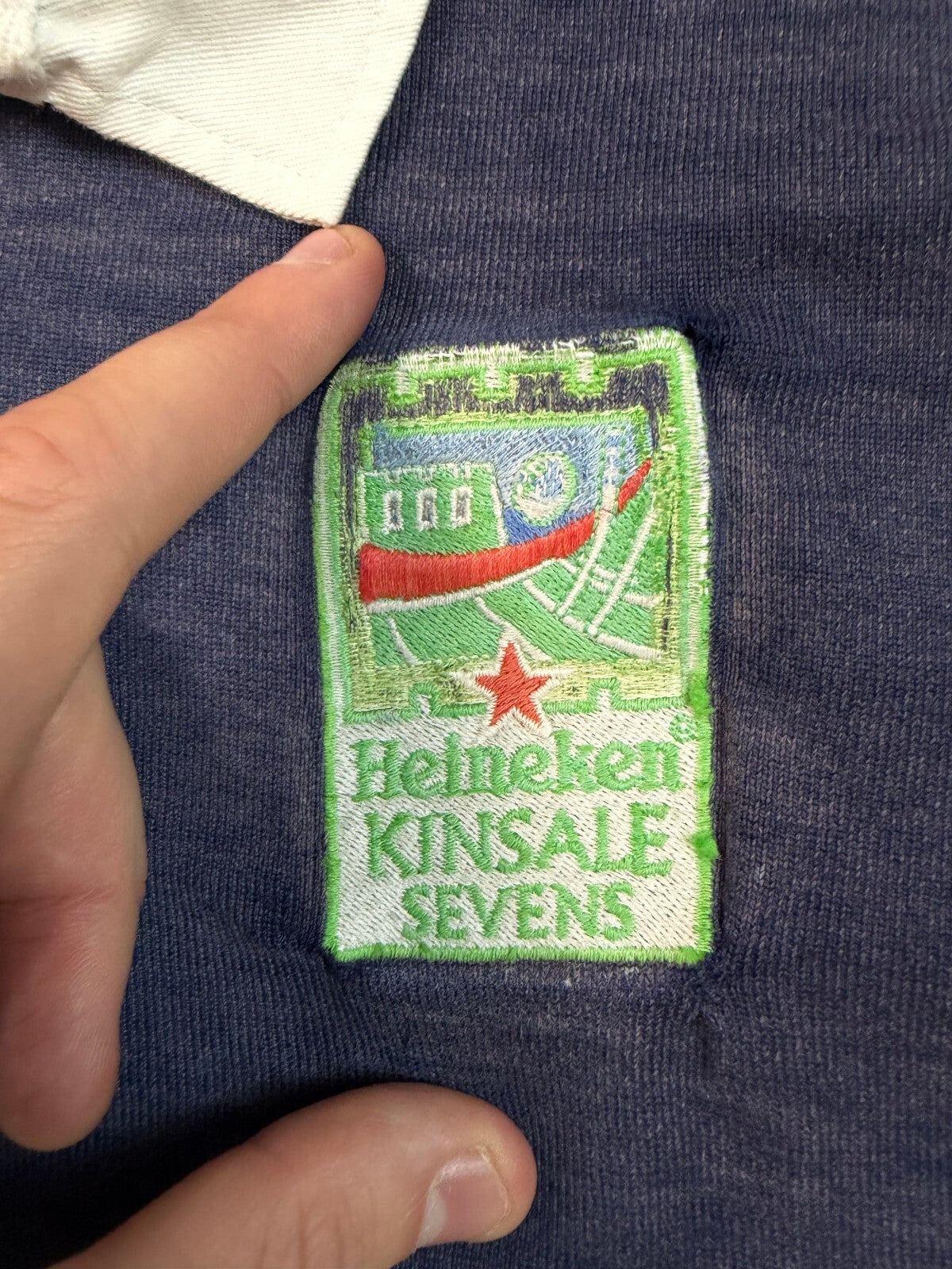 Vintage 90s Heineken Kinsale 7s Canterbury rugby shirt (L)