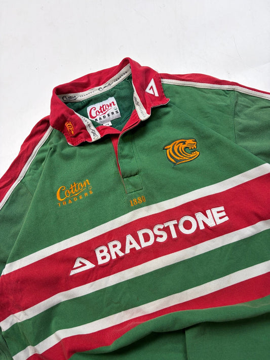 Vintage Leicester Tigers 2002/03 Cotton Traders rugby shirt (XL)