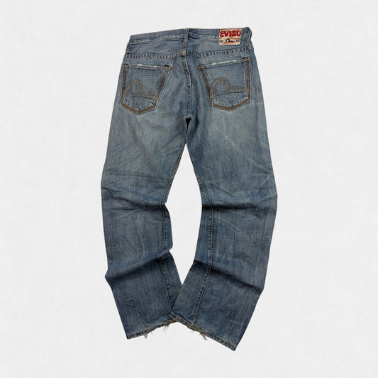 Vintage Y2K Evisu baggy hip hop jeans (W36)
