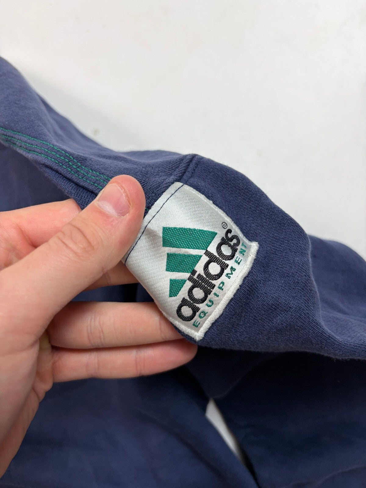 Vintage 90s adidas equipment centre logo sweatshirt (S)