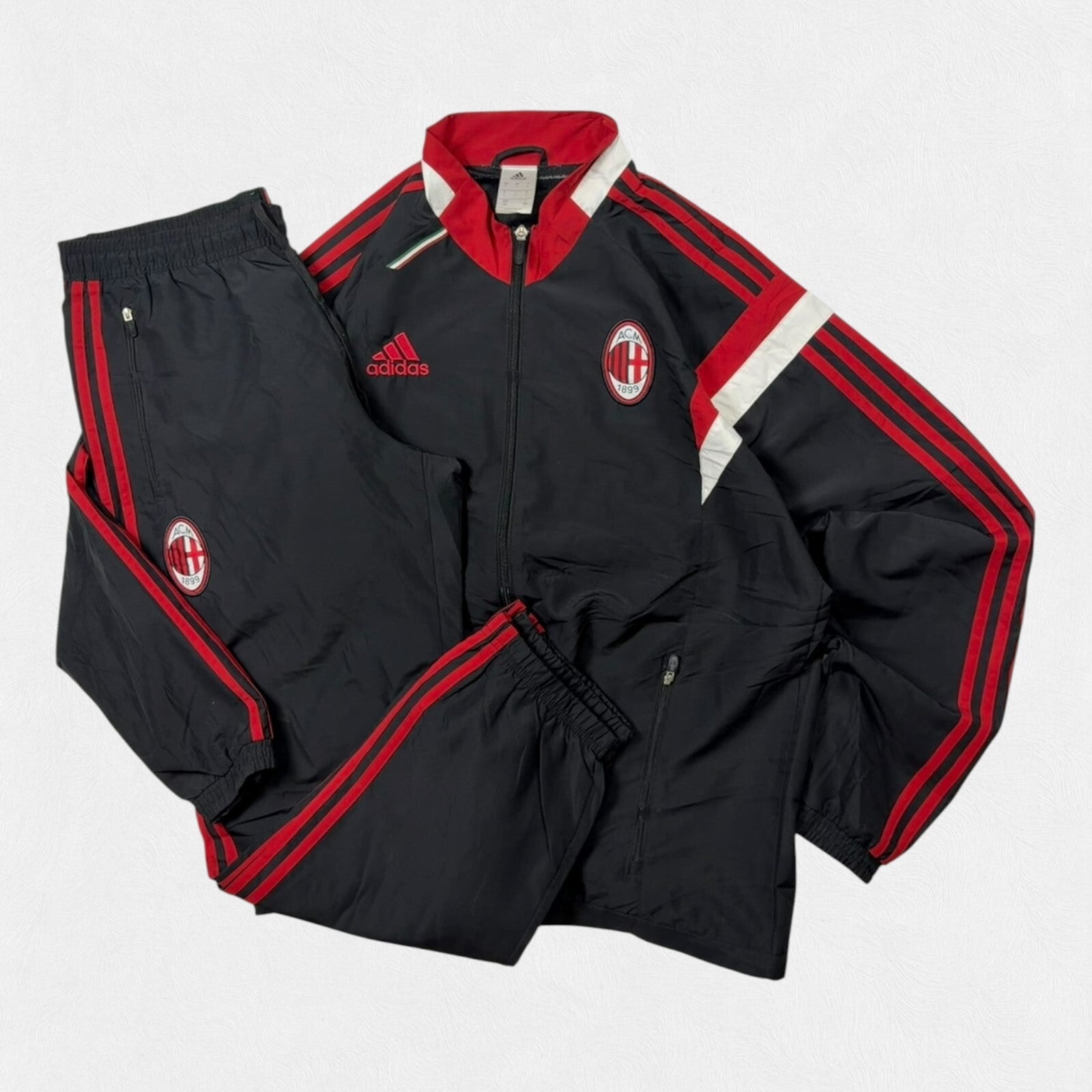 AC Milan 2014/15 Adidas football full tracksuit (L)