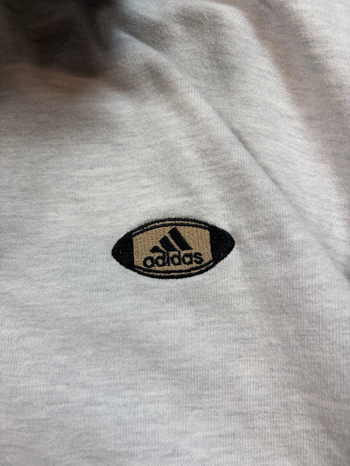Vintage 90s adidas colour block rugby polo shirt (L)