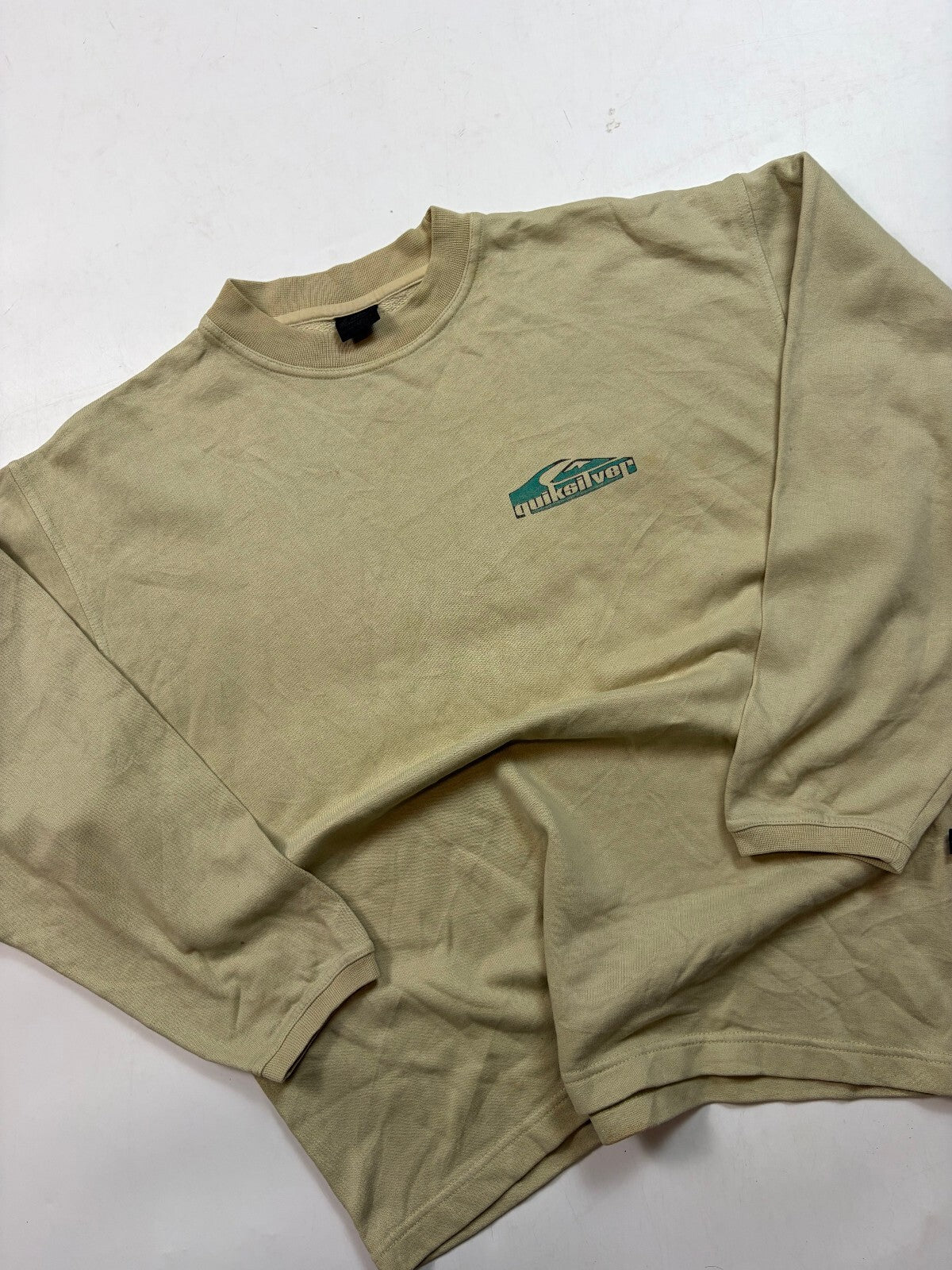 Vintage Y2K Quiksilver surfwear spell out sweatshirt (S)