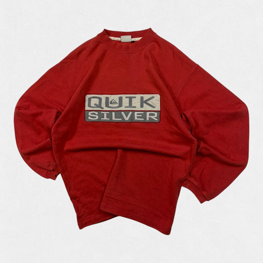 Vintage Y2K Quiksilver centre logo sweatshirt (M)