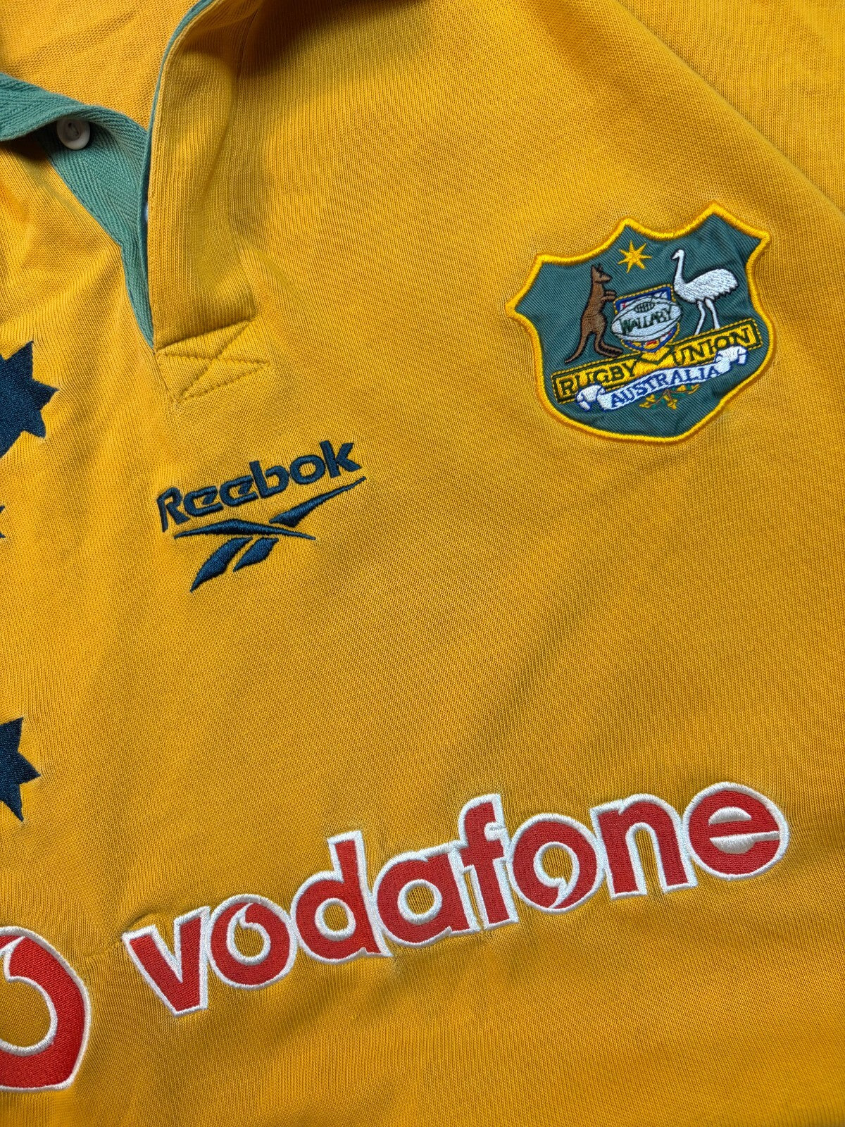 Vintage Australia Wallabies 1999 centenary Reebok rugby shirt (XL)