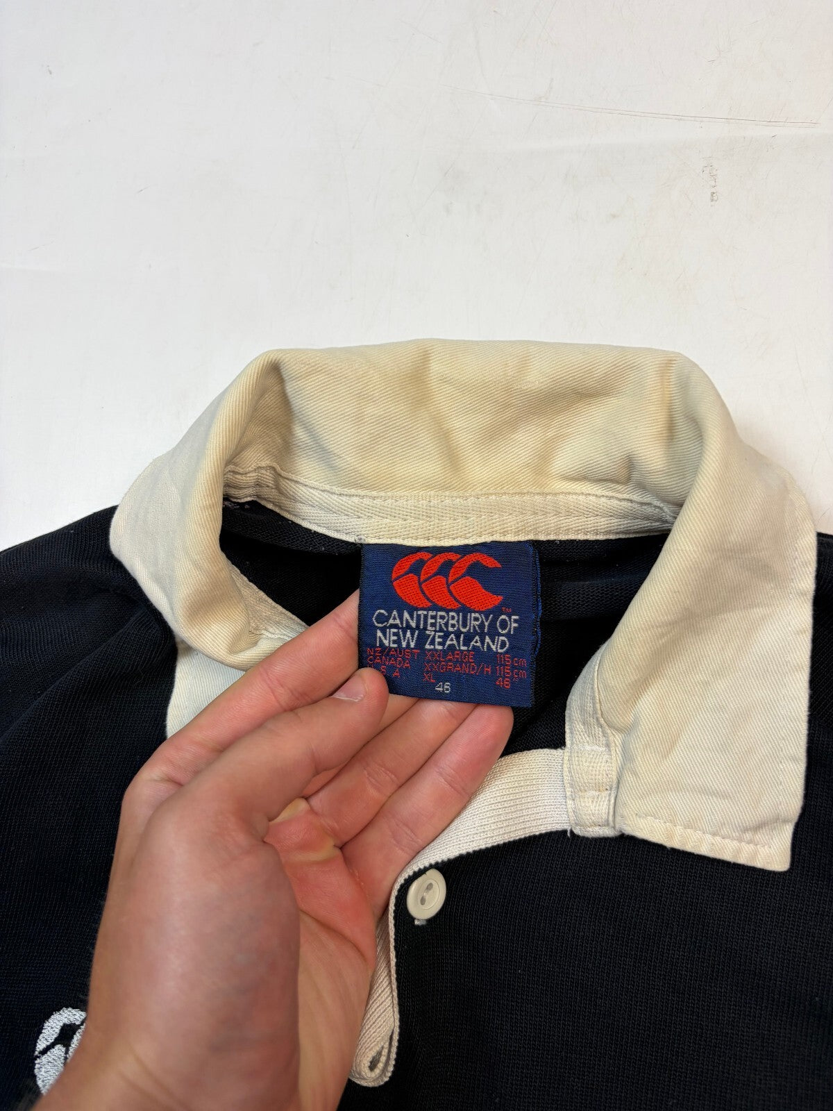 Vintage New Zealand 1986-90 Canterbury rugby shirt (XL)