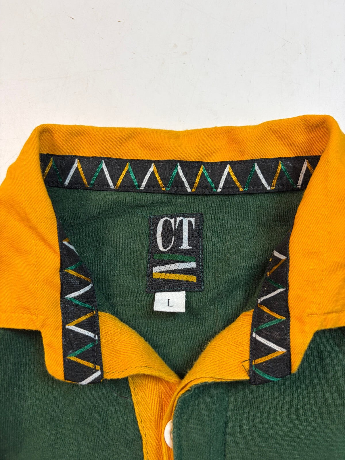Vintage South Africa 1995 world cup Cotton Traders rugby shirt (L)