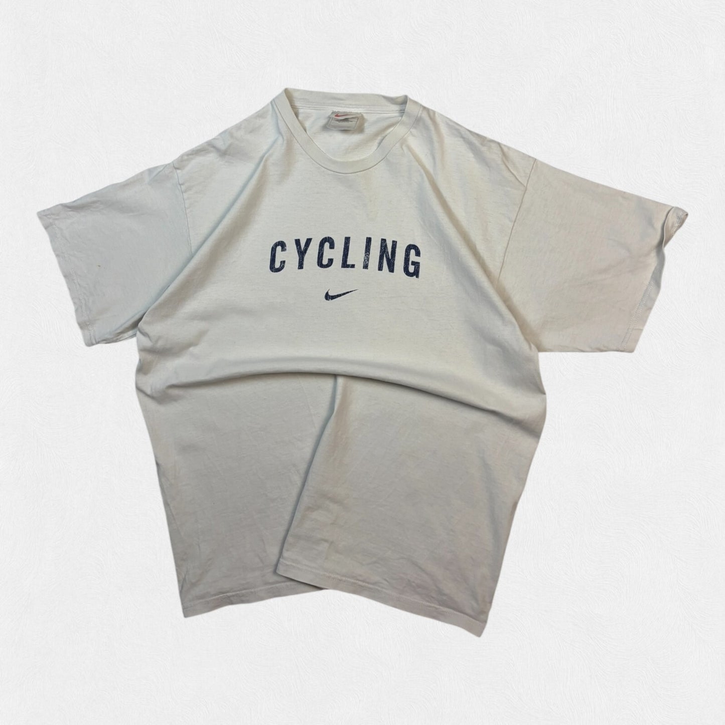 Vintage 90s Nike cycling centre swoosh tee (XL)