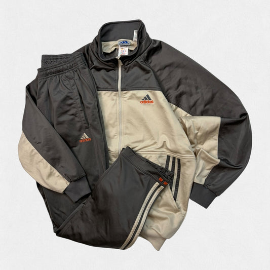 Vintage 90s Adidas colour block full tracksuit (S)