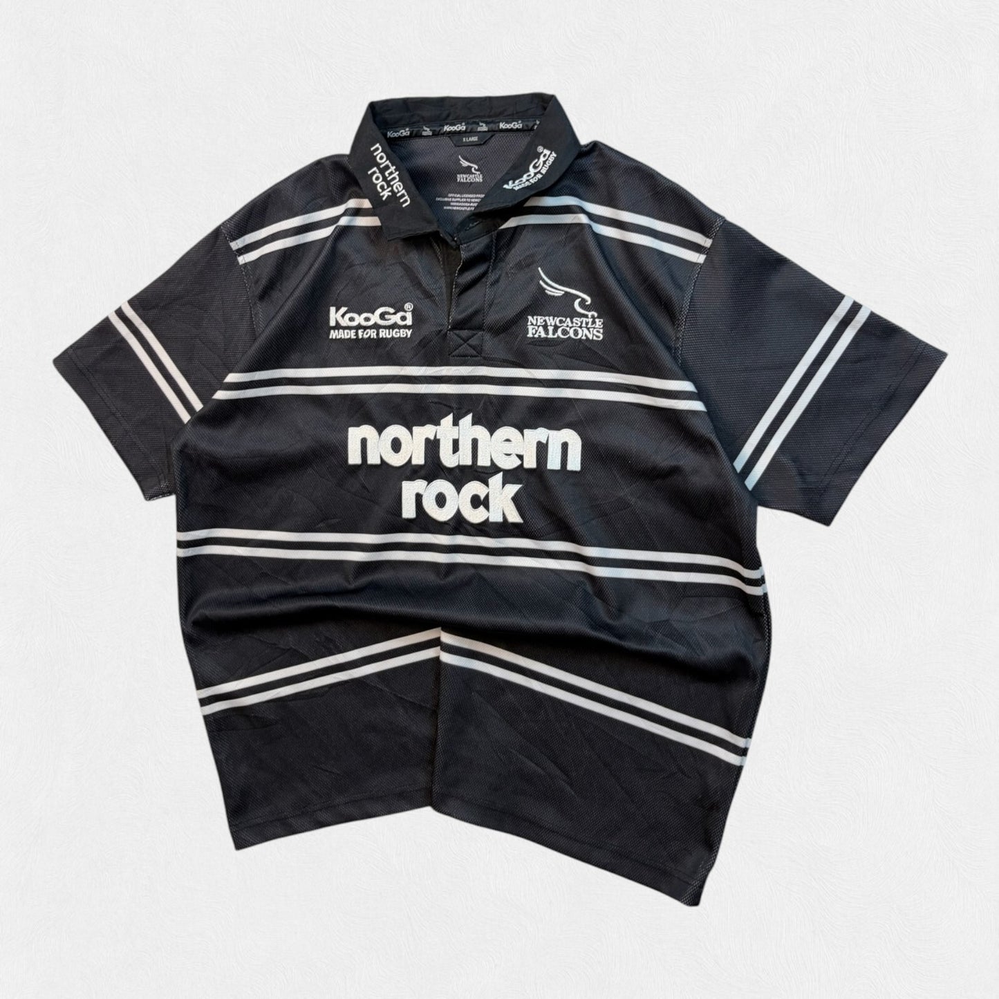 Vintage Newcastle Falcons 2006/07 Kooga rugby shirt (XL)
