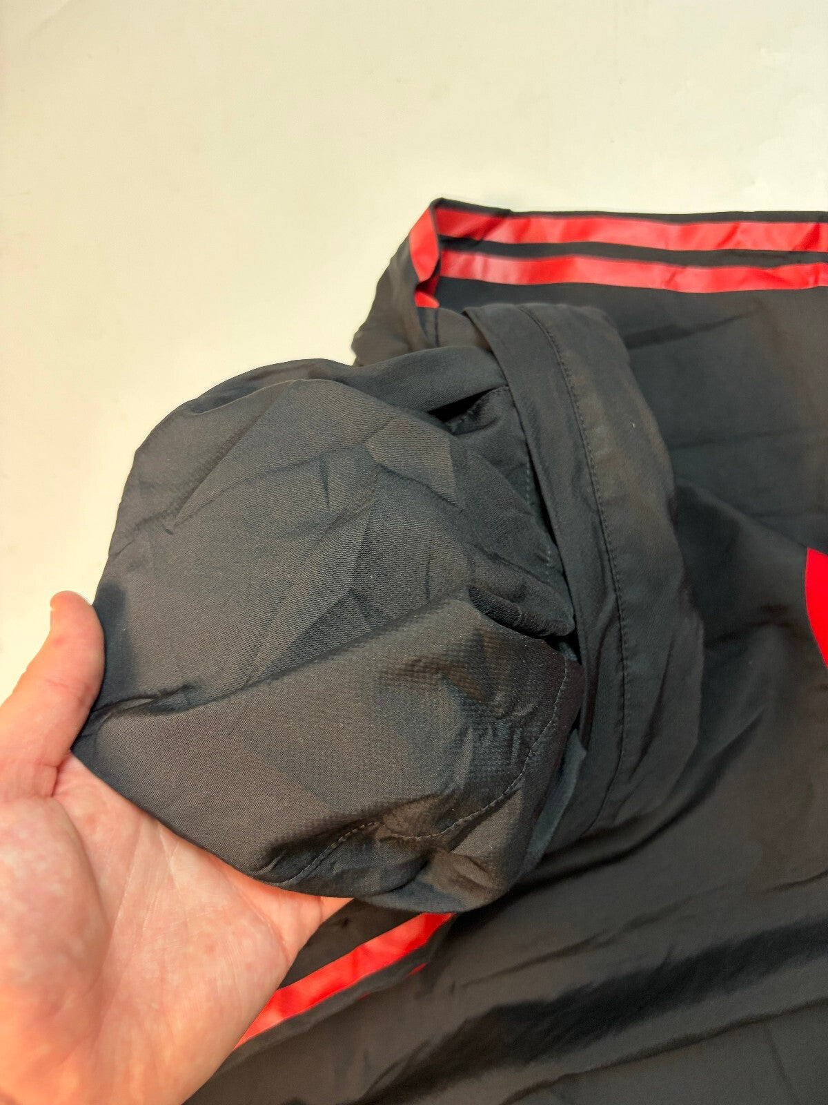 Vintage AC Milan 2008/09 Adidas football anorak jacket (M)