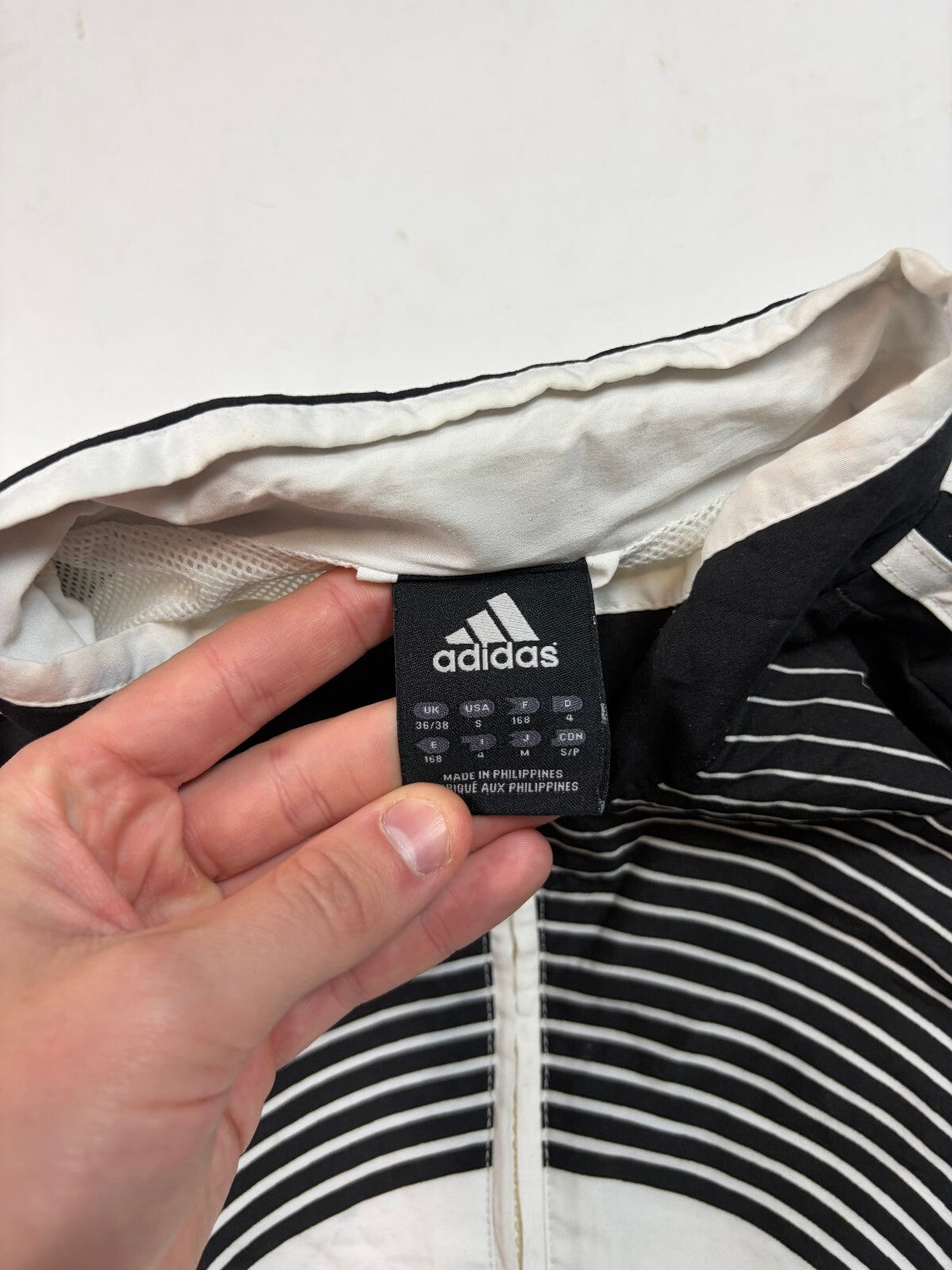 Vintage Y2K Adidas football track jacket (S)