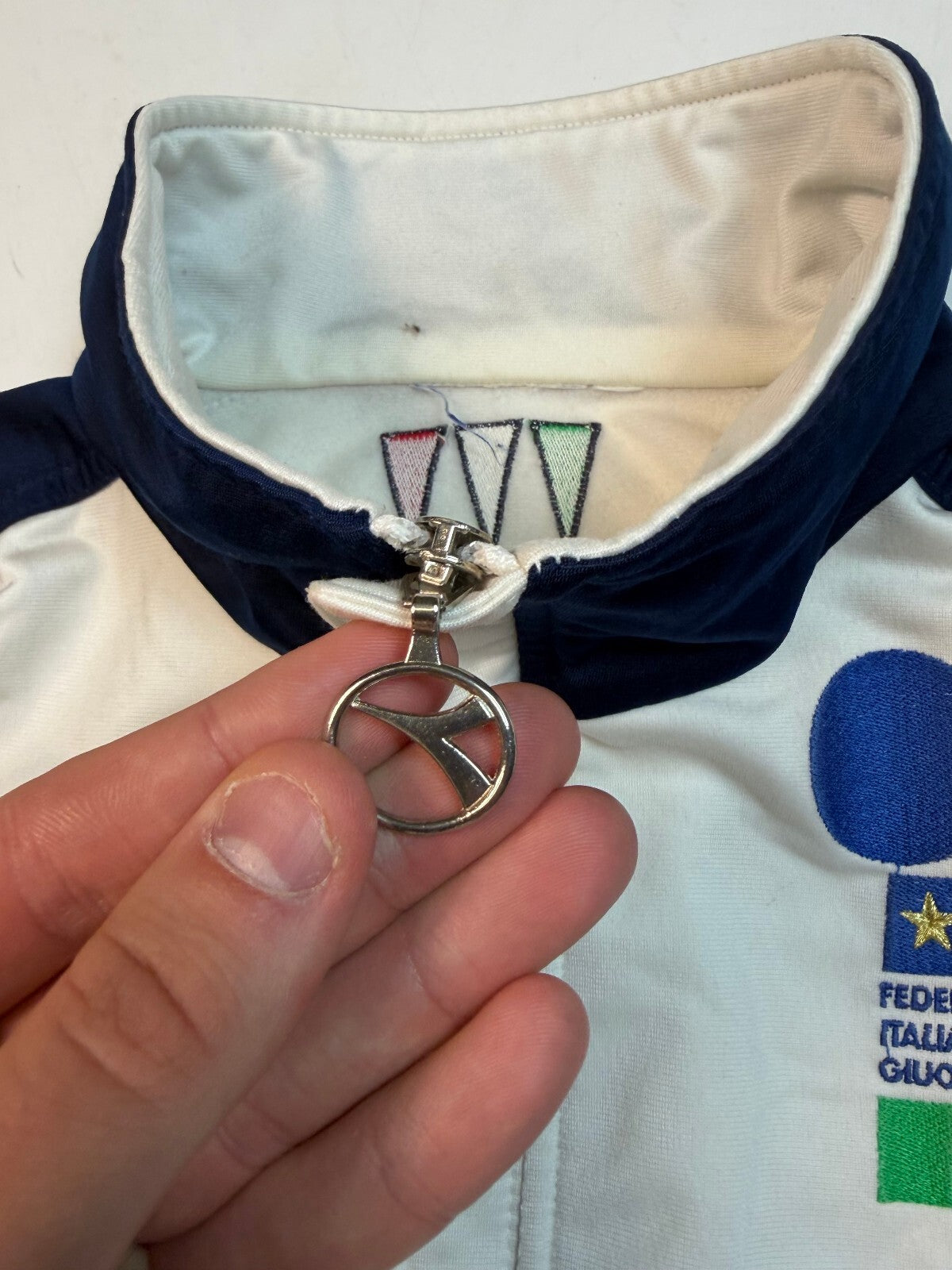 Vintage Italy 1993/94 Diadora football track jacket (L)