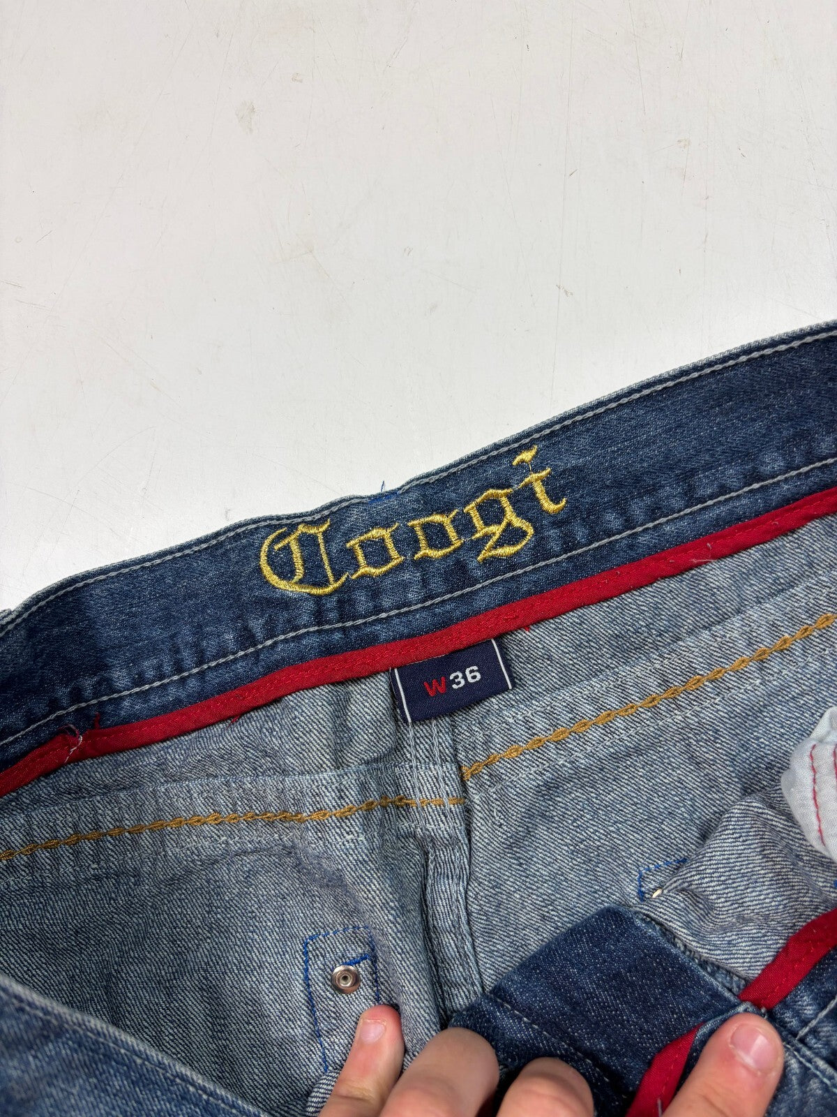 Vintage Y2K Coogi baggy hip hop jorts (W36)
