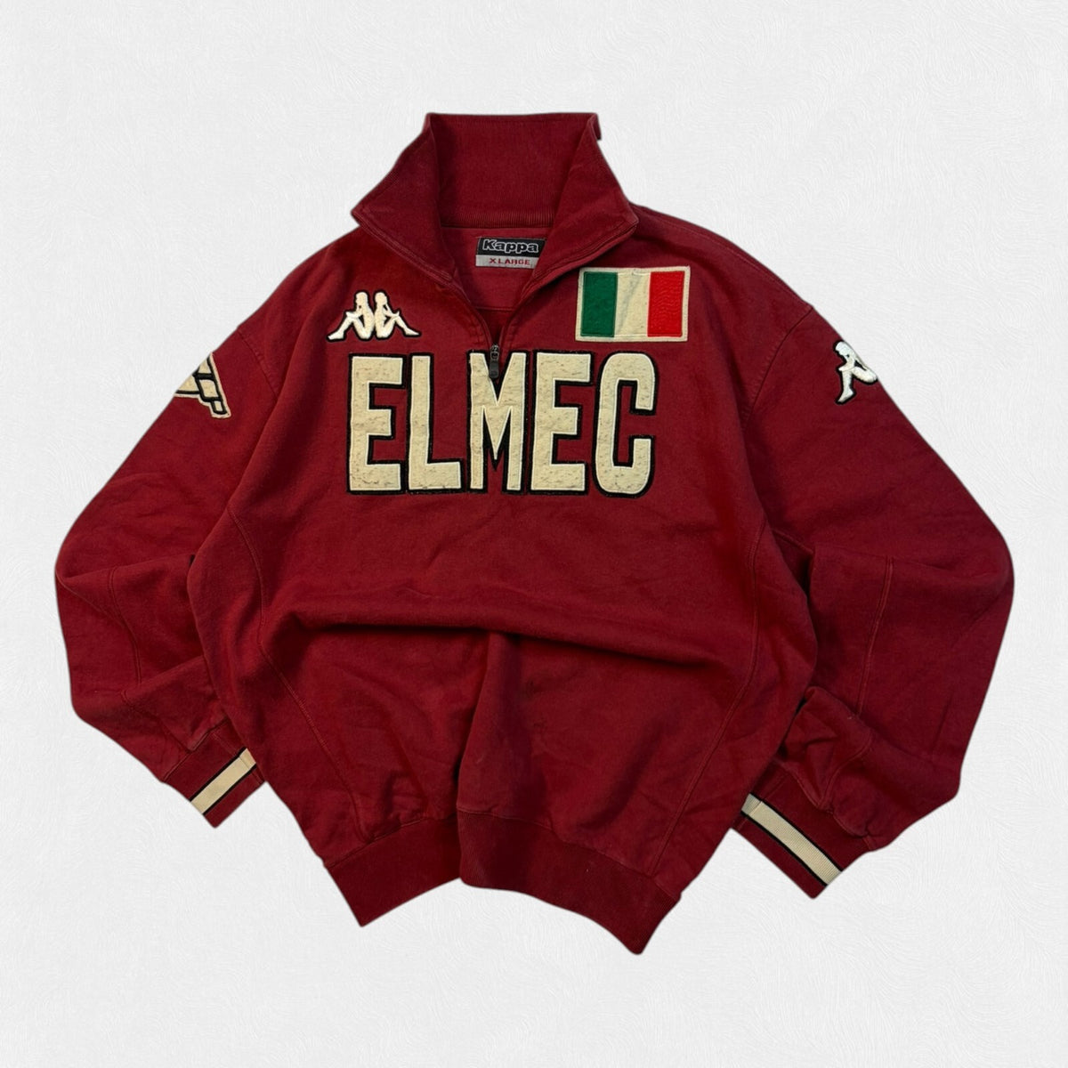 Vintage Kappa Elmec quarter zip sweatshirt (XL)