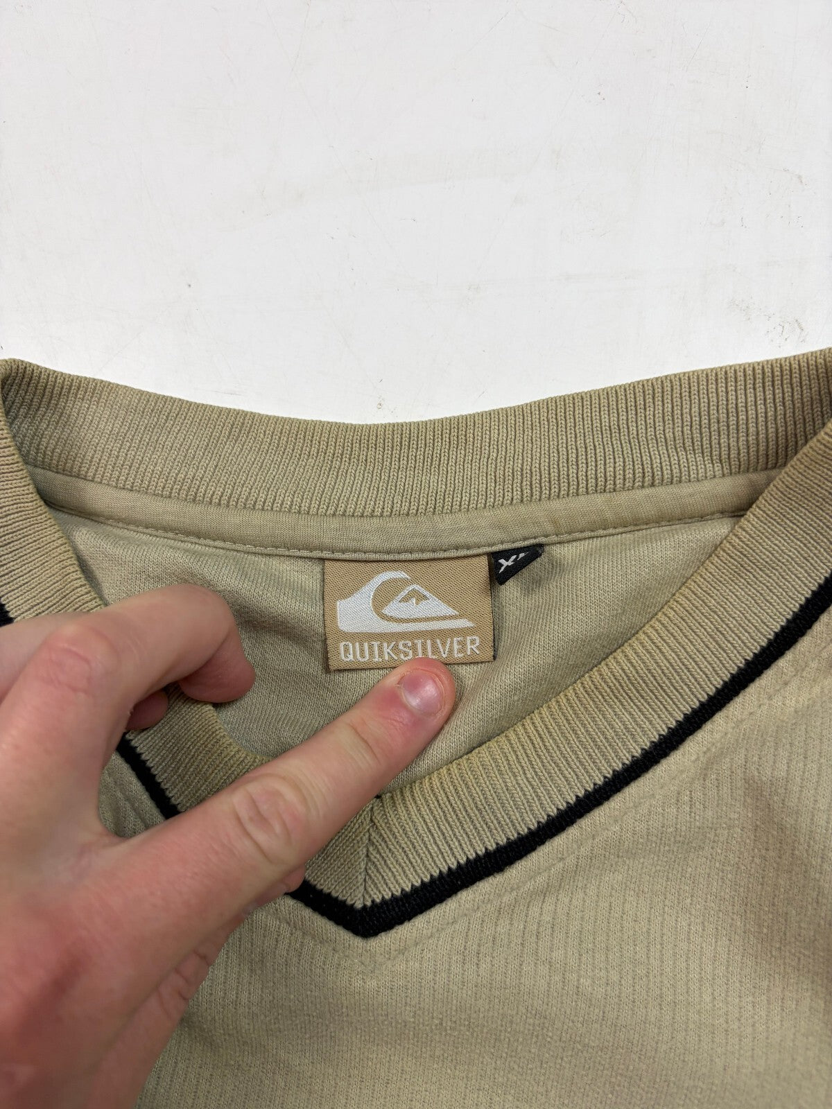 Vintage Y2K Quiksilver side stripe sweatshirt (XL)