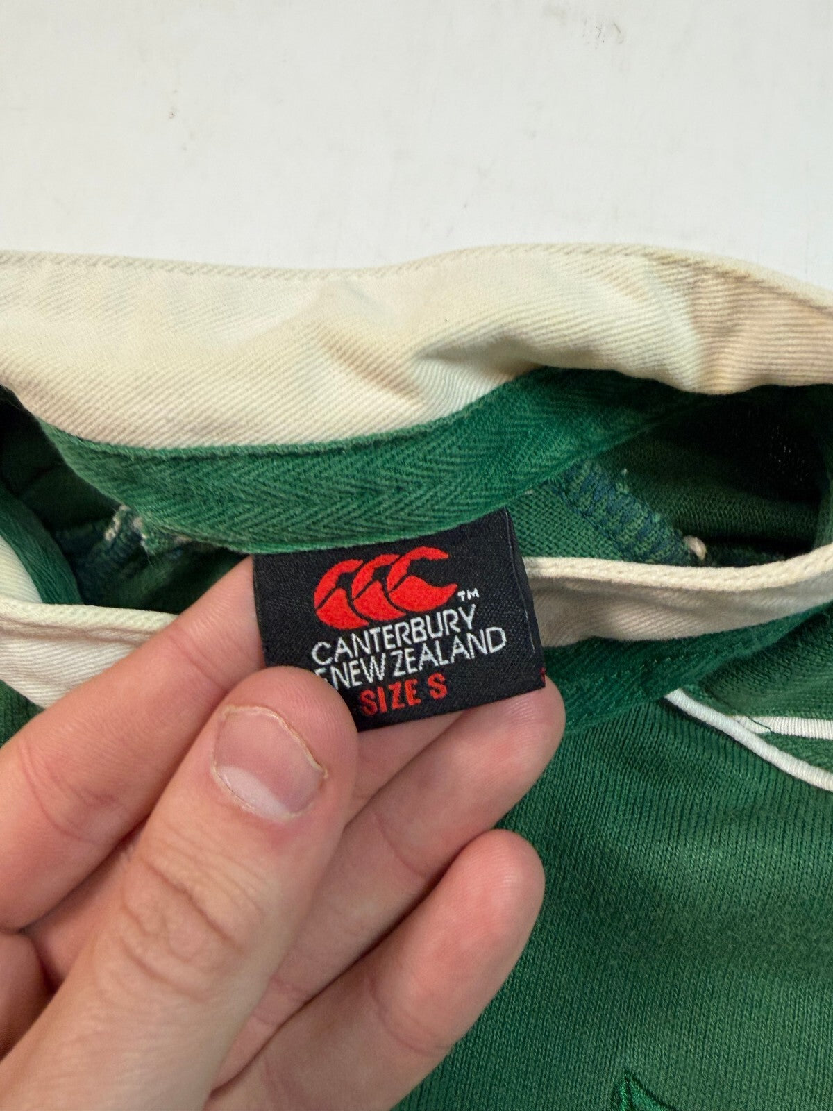 Vintage Ireland 2007/08 Canterbury rugby union shirt (S)