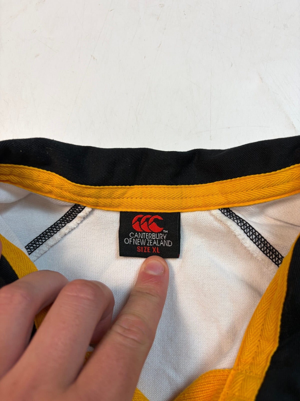 Vintage London Wasps 2007/08 Canterbury away rugby shirt (XL)