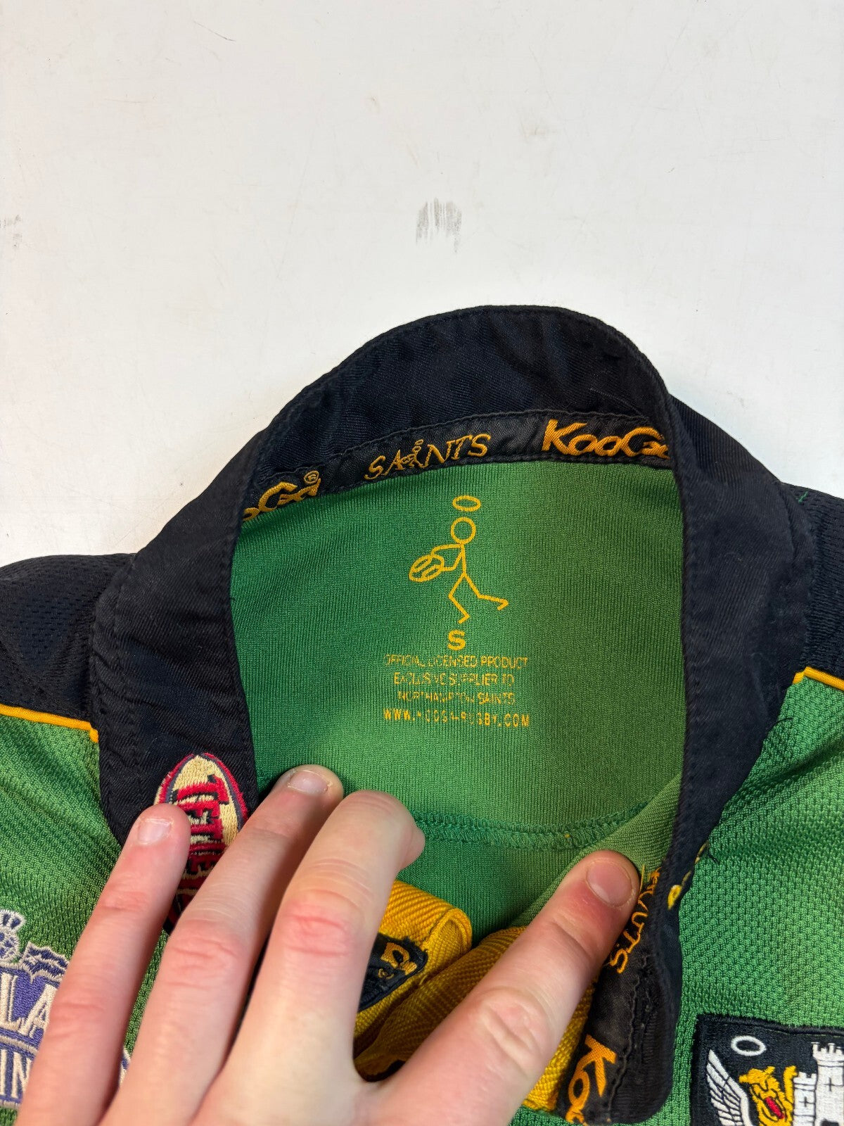 Vintage Northampton Saints 2004/05 Kooga rugby shirt (S)