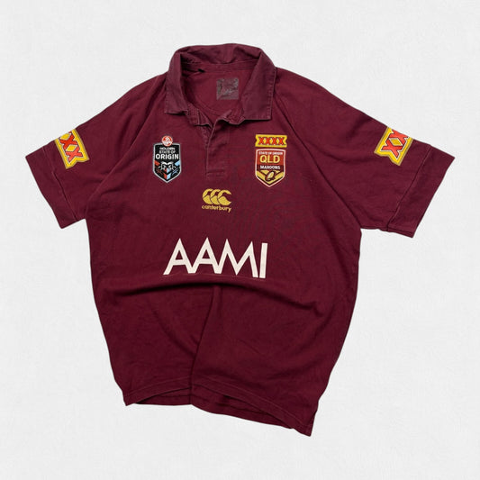 Vintage Queensland maroons state of origin Canterbury rugby league shirt (XL)