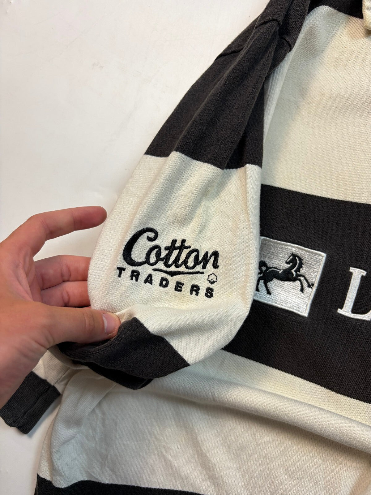 Vintage Barbarians 2003 Cotton Traders rugby shirt (L)