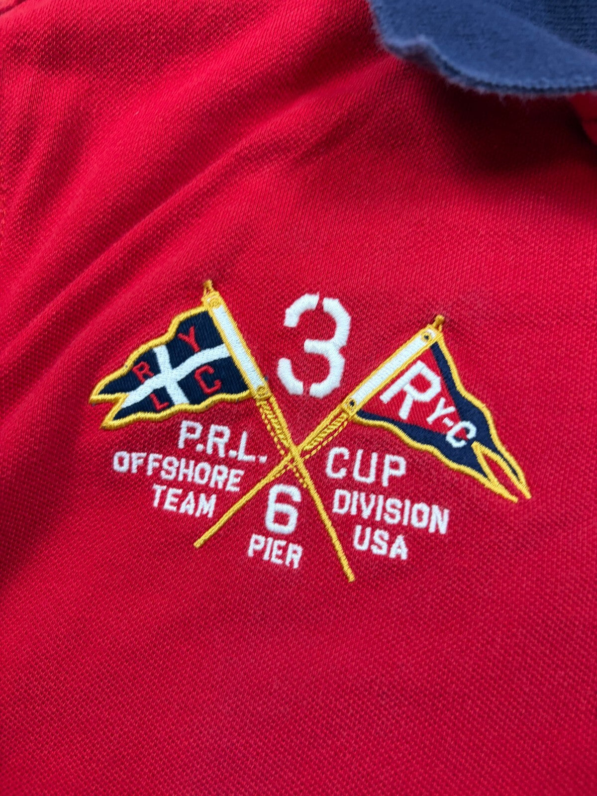 Vintage Ralph Lauren USA big pony polo shirt (XXL)
