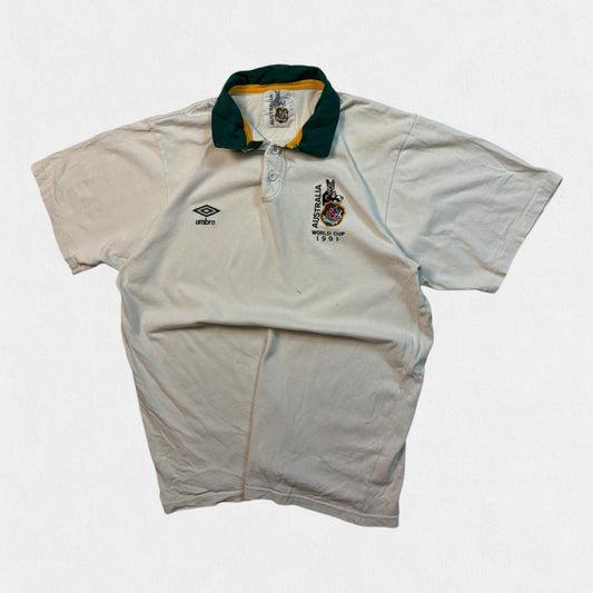 Vintage Australia Wallabies 1991 world cup Umbro rugby shirt (L)