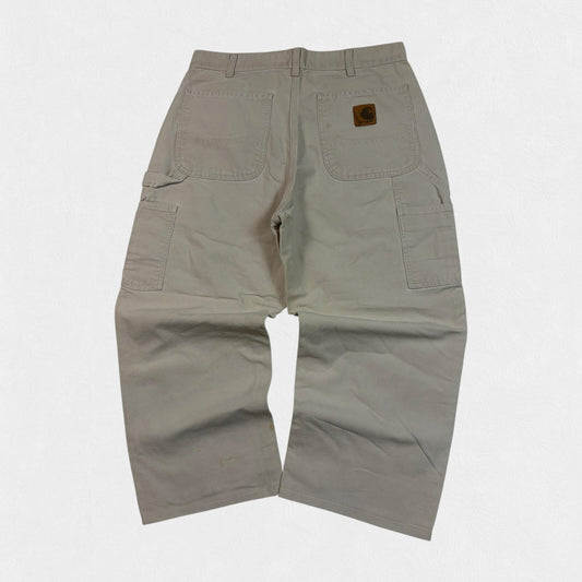 Vintage Carhartt cropped baggy carpenter pants (W34)
