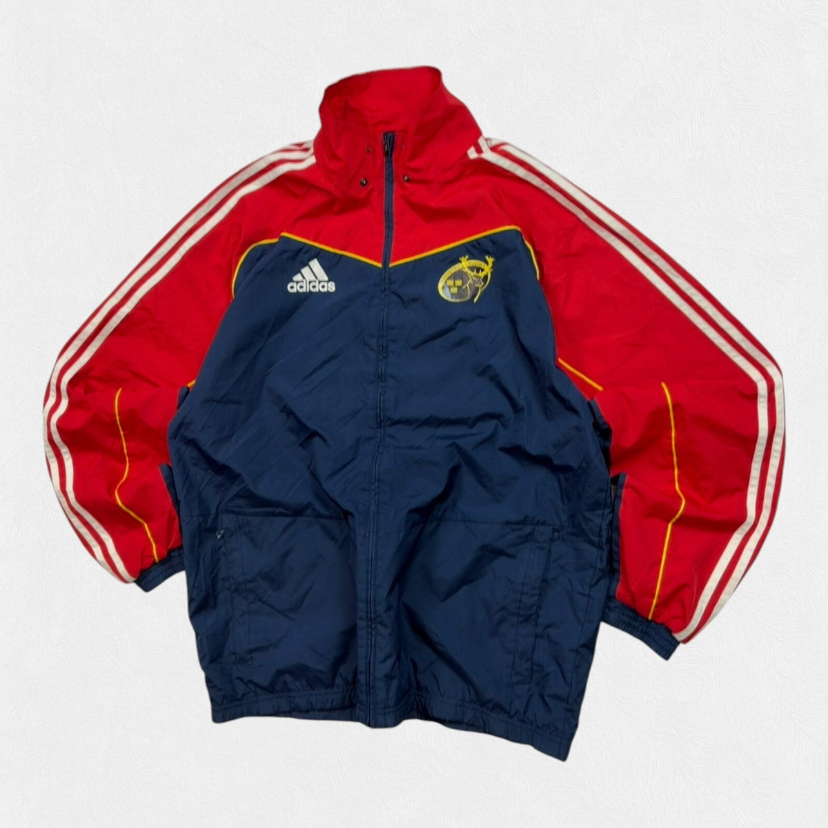 Vintage Munster 2009/10 Adidas rugby lightweight jacket (S)