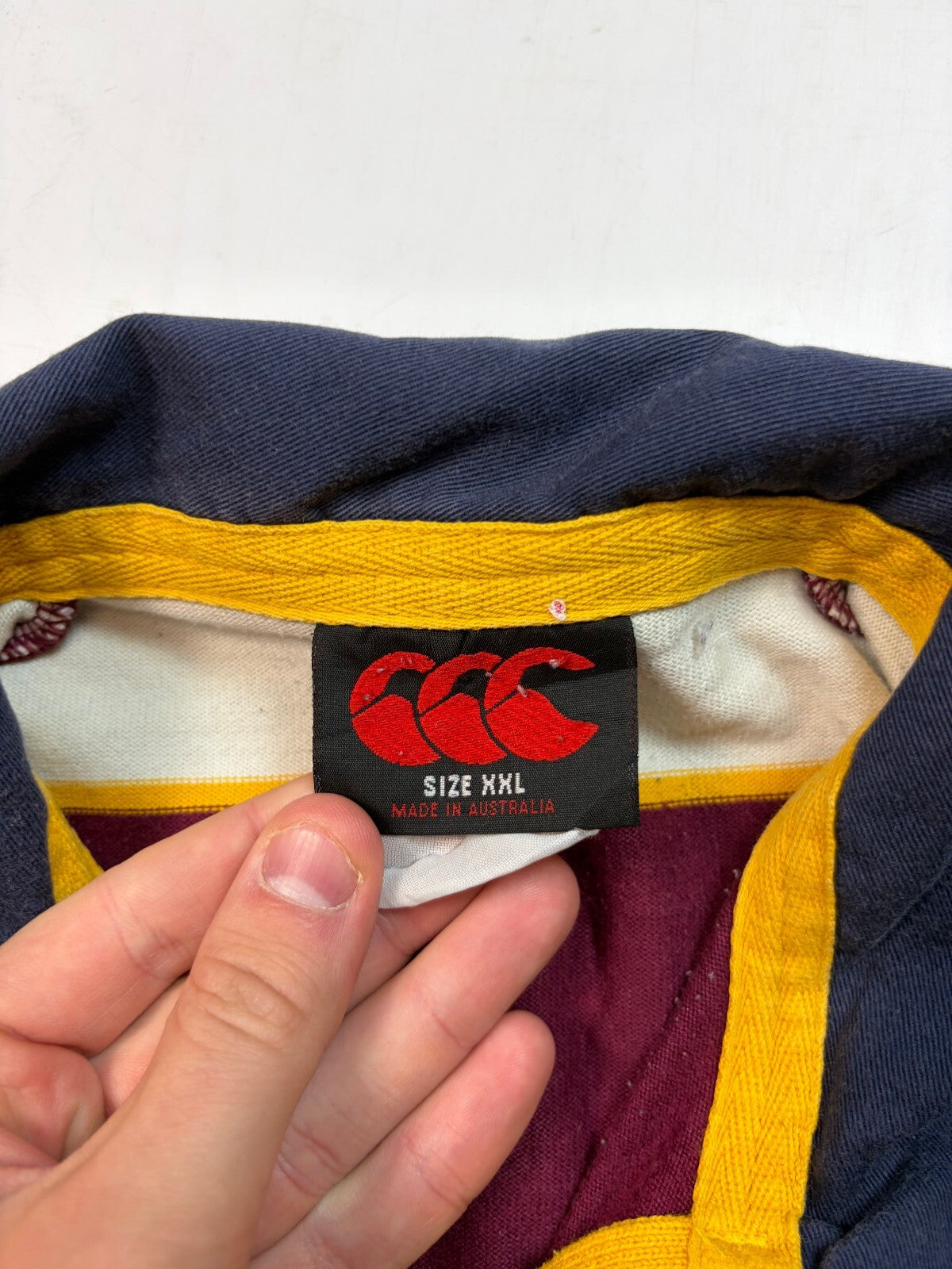 Vintage Queensland reds 2003 Canterbury rugby shirt (XXL)