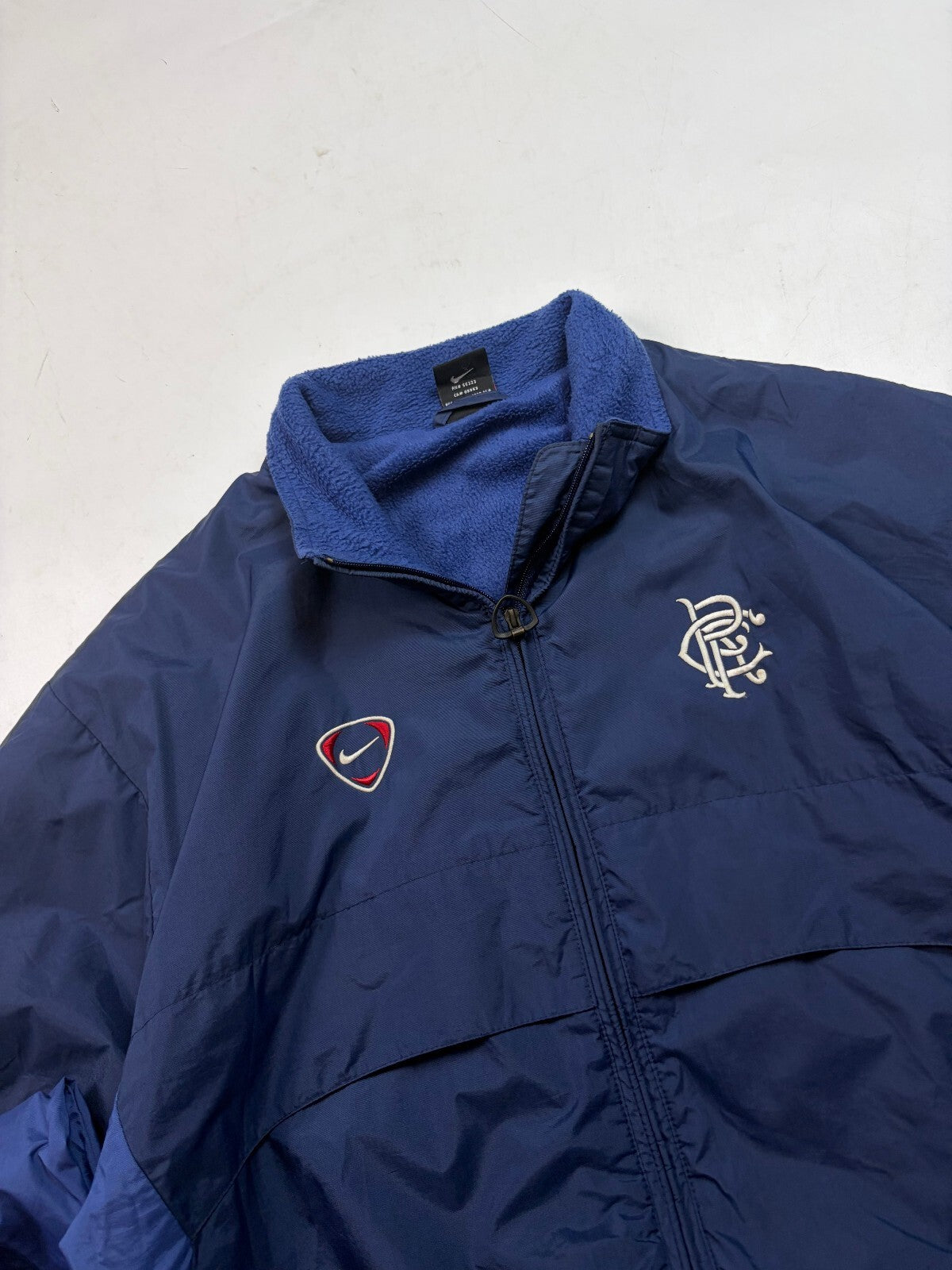Vintage Rangers 2000/01 Nike football bench jacket (M)