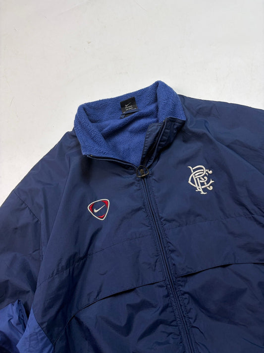 Vintage Rangers 2000/01 Nike football bench jacket (M)