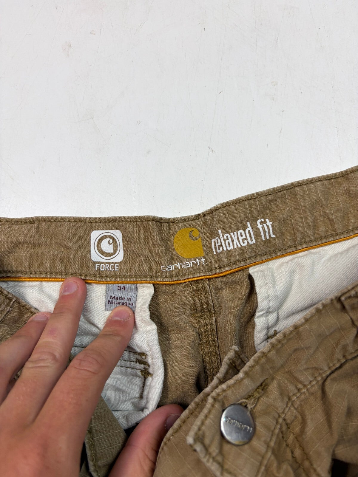 Carhartt baggy cargo shorts (W34)