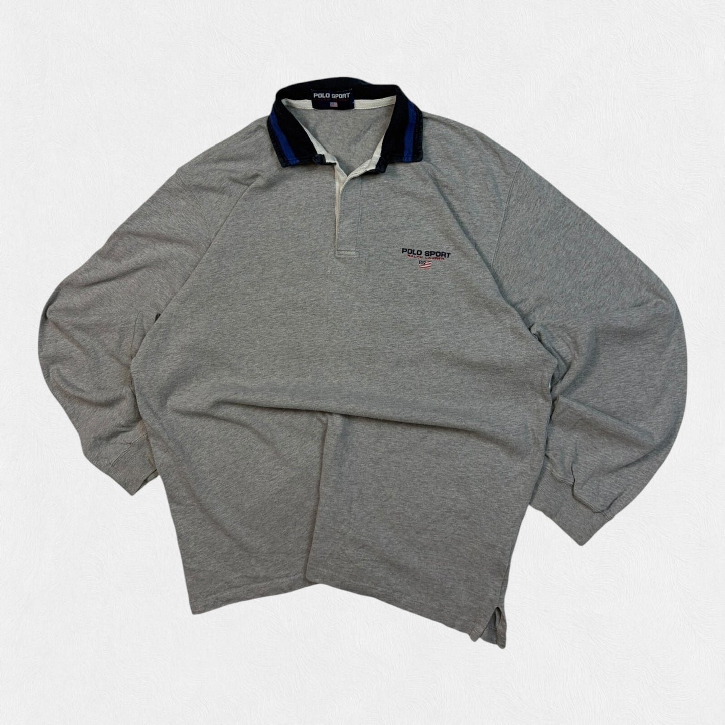 Vintage 90s Ralph Lauren polo sport rugby polo shirt (L)