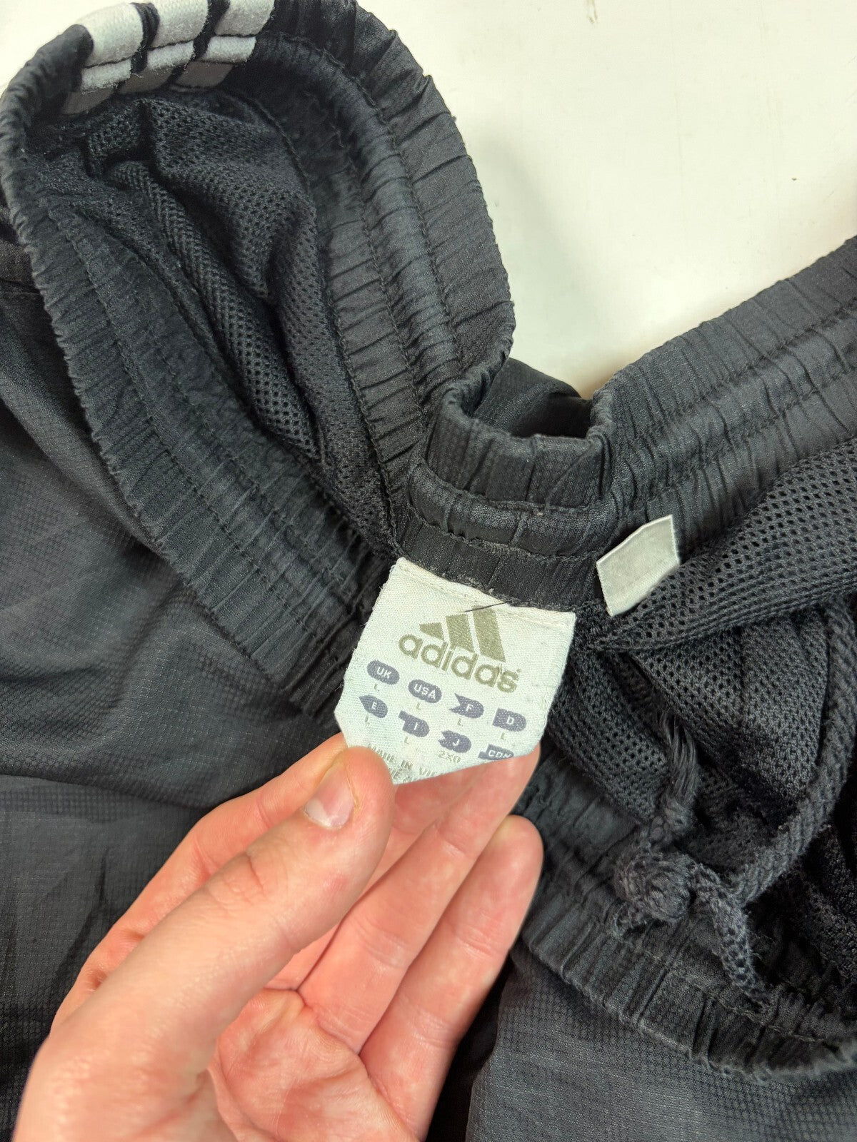 Vintage Y2K Adidas baggy track pants (L)