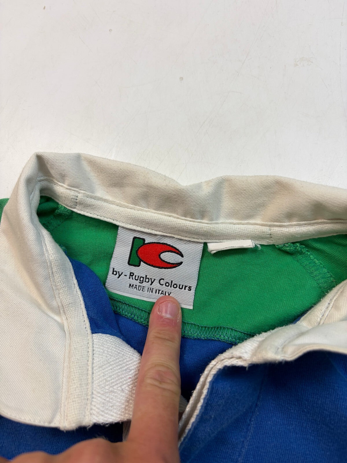 Vintage Italy supporters rugby union shirt (S)