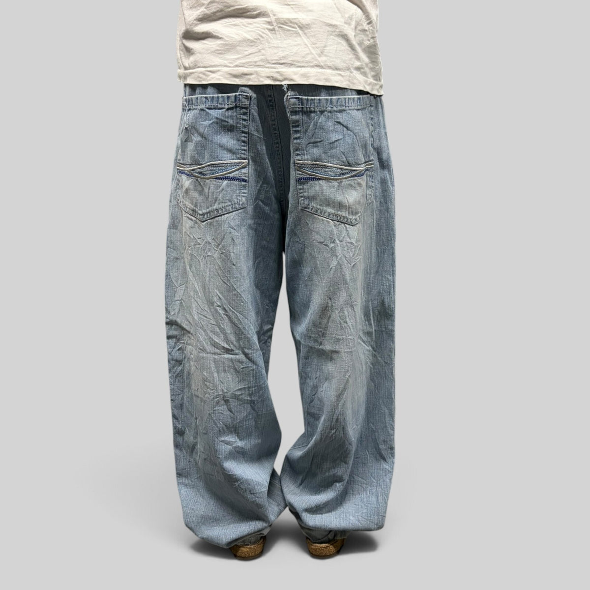 Vintage Southpole skateboarding baggy hip hop jeans (W38)