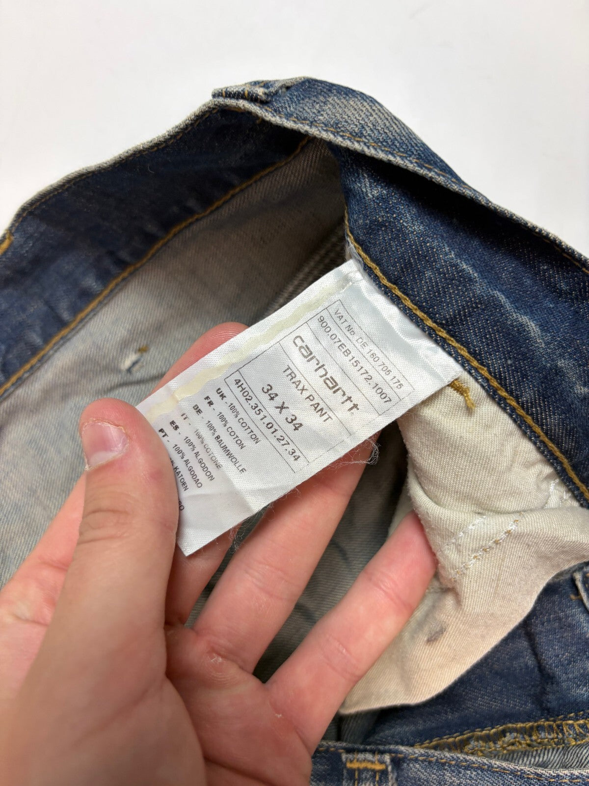 Carhartt baggy carpenter jeans (W34)