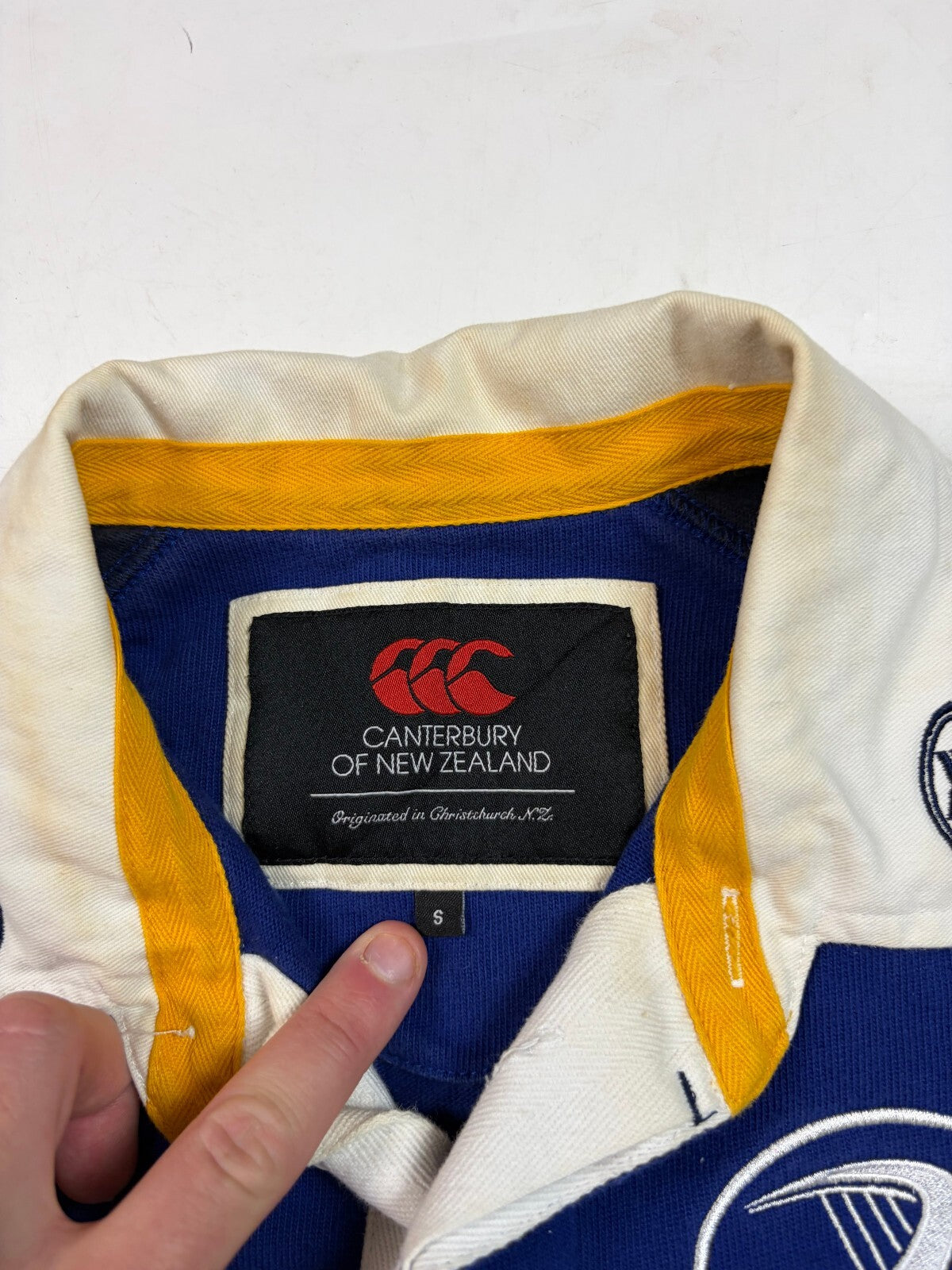 Vintage Leinster 2007/08 Canterbury rugby union shirt (S)