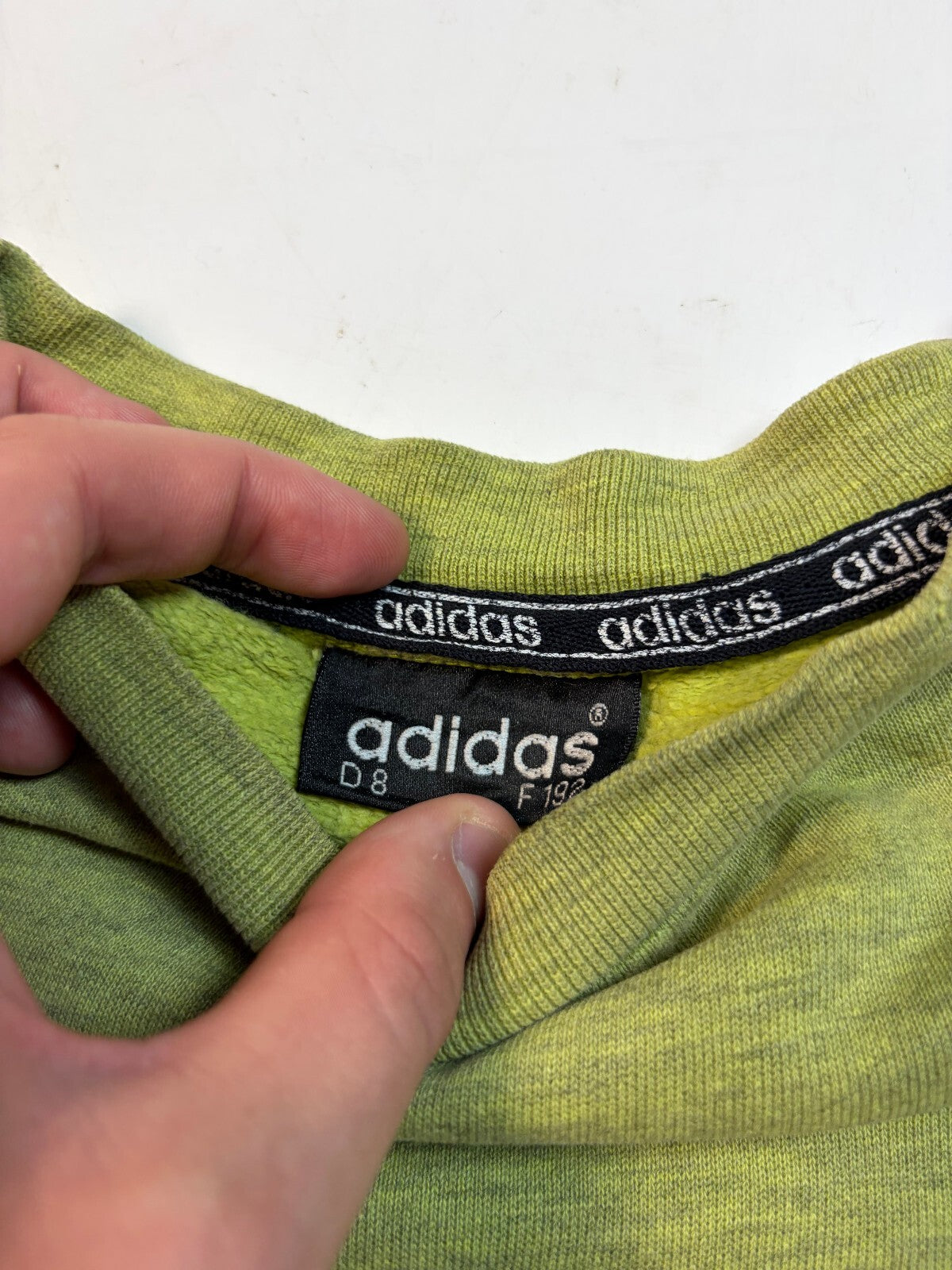 Vintage 90s adidas originals centre logo sweatshirt (L)